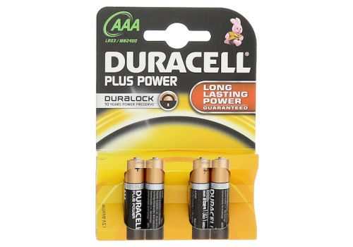 BATTERIEN Micro LR03 AAA MN2400 Duracell Plus – PZN 08411754 (PZN 08411754)