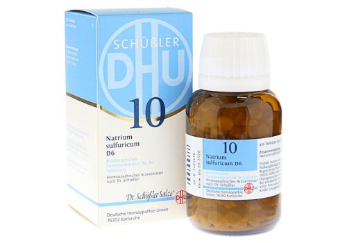 BIOCHEMIE DHU 10 Natrium sulfuricum D 6 Tabletten – PZN 06584249 (PZN 06584249)