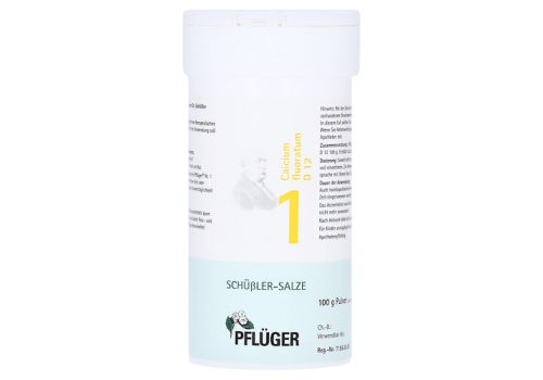 BIOCHEMIE Pflüger 1 Calcium fluoratum D 12 Pulver – PZN 06323112 (PZN 06323112)