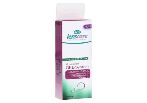 LENSCARE GEL-System Monatslinse -3,25 dpt – PZN 09442917 (PZN 09442917)