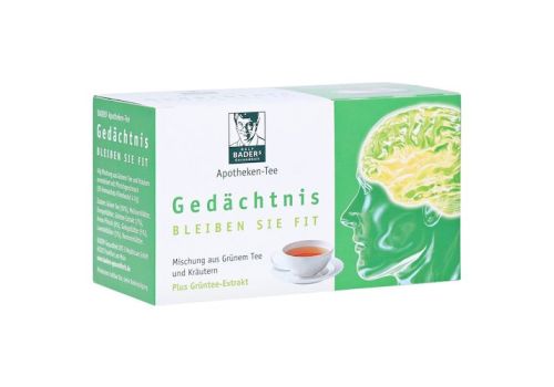 BADERS Apotheken Tee Gedächtnis Filterbeutel – PZN 01179490 (PZN 01179490)