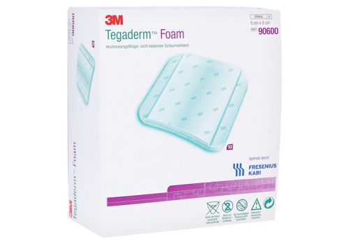 TEGADERM Foam Verband 5x5 cm 90600 – PZN 12378790 (PZN 12378790)