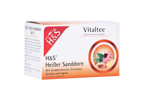 H&S Heißer Sanddorn Vitaltee Filterbeutel – PZN 11164064 (PZN 11164064)