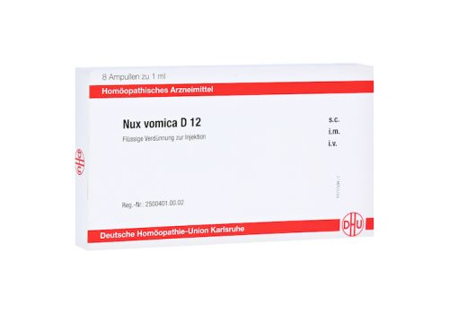 NUX VOMICA D 12 Ampullen – PZN 11707435 (PZN 11707435)