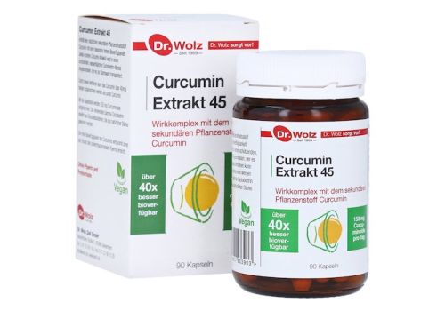 Dr. Wolz Curcumin Extrakt 45 Kapseln – PZN 10793390 (PZN 10793390)