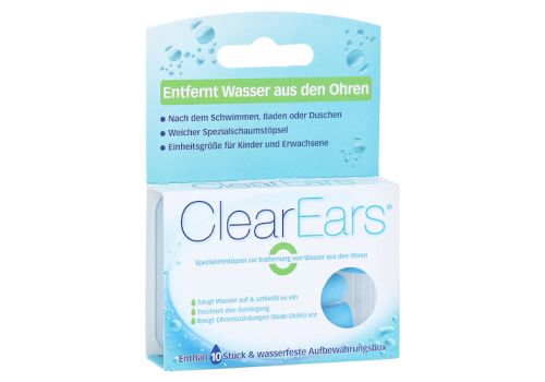 CLEAREARS Ohrstöpsel z.Wasserentfernung – PZN 05468245 (PZN 05468245)