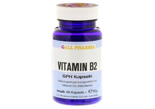 VITAMIN B2 GPH 1,6 mg Kapseln – PZN 03379508 (PZN 03379508)