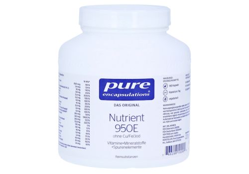 PURE ENCAPSULATIONS Nutrient 950E o.Cu/Fe/Jod – PZN 06552404 (PZN 06552404)