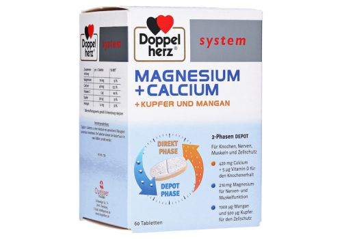 DOPPELHERZ Magnesium+Calc.+Kupfer+Mangan syst.Tab. – PZN 05918470 (PZN 05918470)