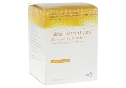 Calcium Vitamin D3 acis 500mg/400 I.E. – PZN 11011219 (PZN 11011219)