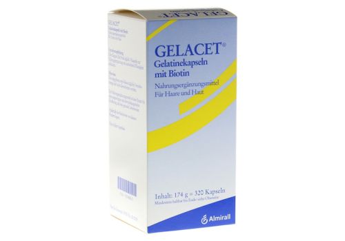 GELACET Gelatinekapseln mit Biotin – PZN 02098842 (PZN 02098842)