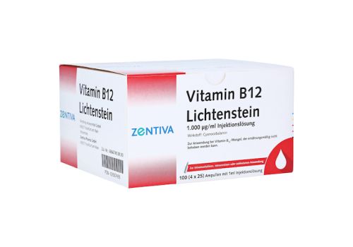 Vitamin B12 1.000 µg Lichtenstein Ampullen – PZN 03507455 (PZN 03507455)