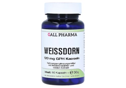 WEISSDORN 120 mg GPH Kapseln – PZN 03460469 (PZN 03460469)