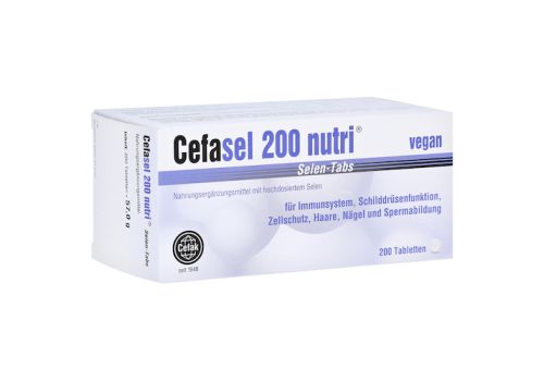 Cefasel 200 Nutri Selen-Tabs – PZN 00854038 (PZN 00854038)