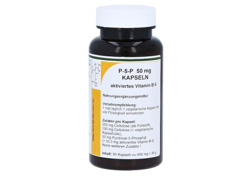 P-5-P 50 mg aktiviertes Vitamin B 6 Kapseln – PZN 11169251 (PZN 11169251)