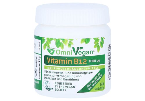 OMNIVEGAN B12 1000 µg Tabl.m.Beerengeschmack – PZN 16011448 (PZN 16011448)