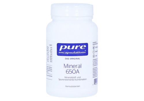 PURE ENCAPSULATIONS Mineral 650A Kapseln – PZN 05132427 (PZN 05132427)