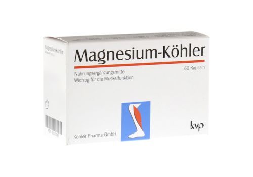 MAGNESIUM KÖHLER Kapseln – PZN 06103391 (PZN 06103391)