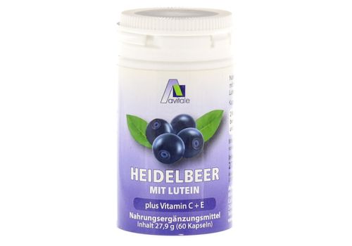 HEIDELBEER KAPSELN+Lutein+C+E – PZN 01082603 (PZN 01082603)