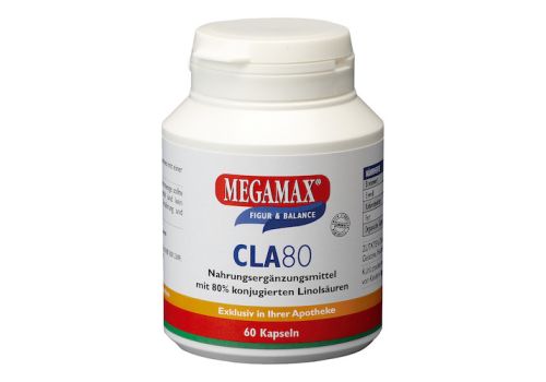 CLA 80% Megamax 1 g konjug.Linolsäure Kapseln – PZN 05113720 (PZN 05113720)