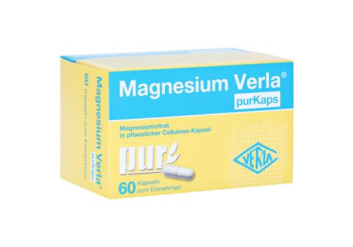 Magnesium Verla purKaps vegane Kapseln zum Einnehmen – PZN 11130160 (PZN 11130160)