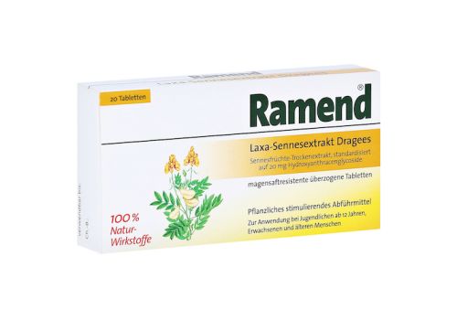 Ramend Laxa-Sennesextrakt Dragees – PZN 16750045 (PZN 16750045)