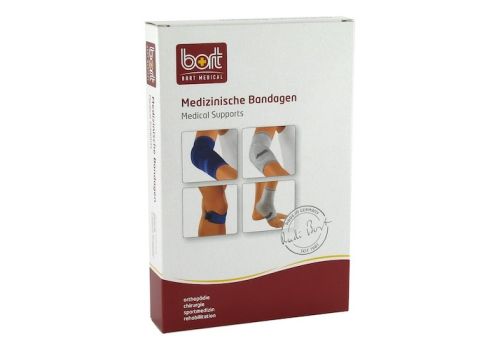 BORT KubiTal Ellenbogen-Polster-Bandage L blau – PZN 00945261 (PZN 00945261)