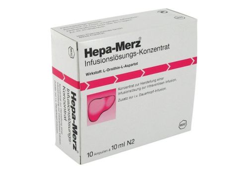 HEPA MERZ Infusionskonz.Ampullen – PZN 01308303 (PZN 01308303)