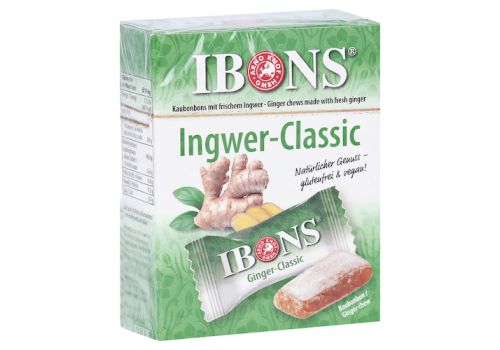 IBONS Ingwer Classic Box Kaubonbons – PZN 16884515 (PZN 16884515)