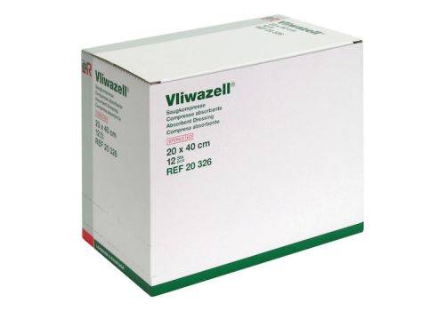 VLIWAZELL Saugkompressen steril 20x40 cm – PZN 00809635 (PZN 00809635)