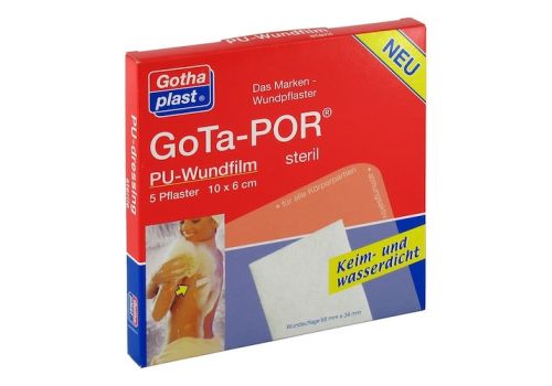 GOTA-POR PU Wundfilm 10x6 cm steril Pflaster – PZN 00468447 (PZN 00468447)