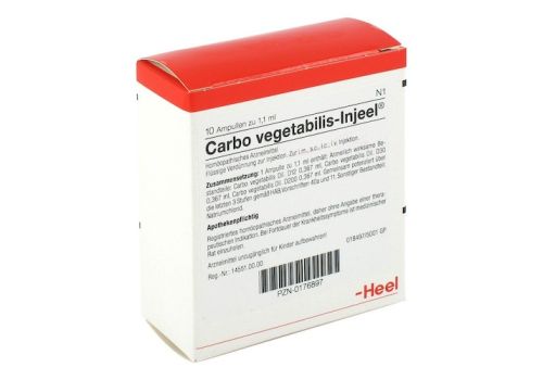 CARBO VEGETABILIS INJEEL Ampullen – PZN 00176897 (PZN 00176897)