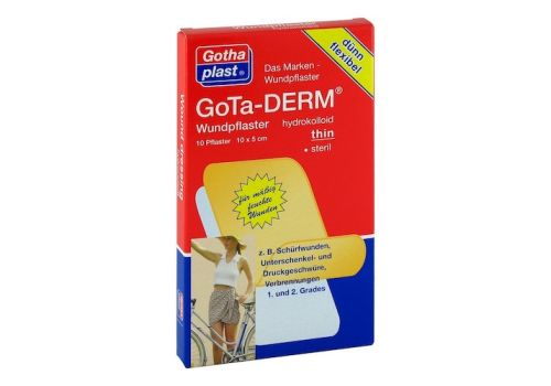 GOTA-DERM thin hydrokoll.Wundpfl.steril 5x10 cm – PZN 00176360 (PZN 00176360)