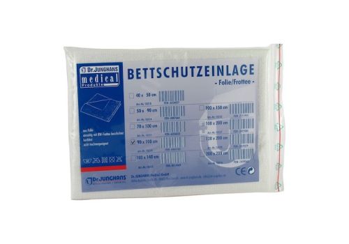 BETTSCHUTZEINLAGE Folie Frottee 90x100 cm – PZN 00461103 (PZN 00461103)