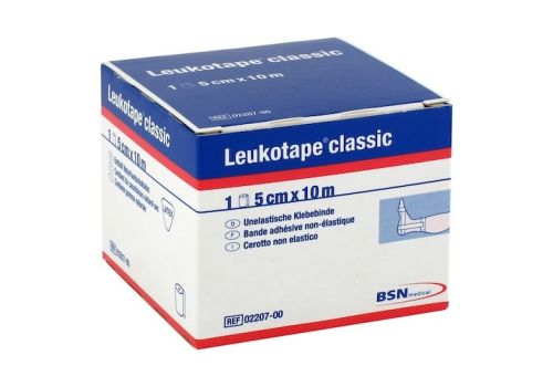 LEUKOTAPE Classic 5 cmx10 m weiß – PZN 00499732 (PZN 00499732)