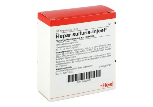 HEPAR SULFURIS INJEEL Ampullen – PZN 00469688 (PZN 00469688)