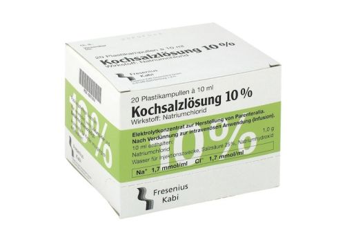 KOCHSALZLÖSUNG 10% Infusionslösungskonzentrat – PZN 00817474 (PZN 00817474)