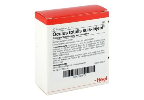 OCULUS totalis suis Injeel Ampullen – PZN 00738007 (PZN 00738007)