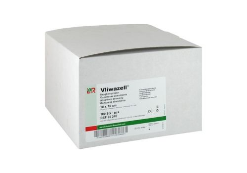 VLIWAZELL Saugkompressen unsteril 10x10 cm – PZN 00809641 (PZN 00809641)