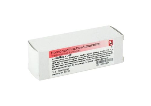 CIMICIFUGA D 12 Globuli – PZN 00907929 (PZN 00907929)