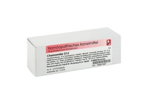 CHAMOMILLA D 12 Globuli – PZN 00907792 (PZN 00907792)