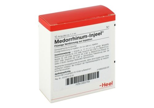 MEDORRHINUM Injeel Ampullen – PZN 00663769 (PZN 00663769)