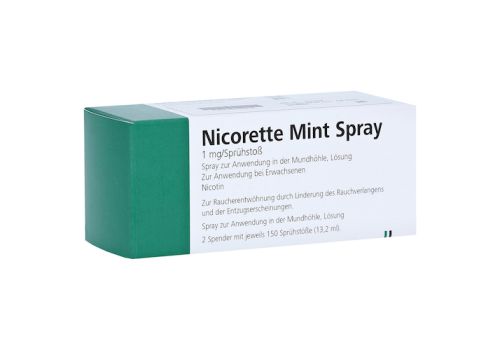 NICORETTE Mint Spray 1 mg/Sprühstoß – PZN 16136078 (PZN 16136078)