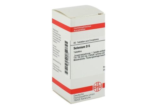 SELENIUM D 6 Tabletten – PZN 02105737 (PZN 02105737)