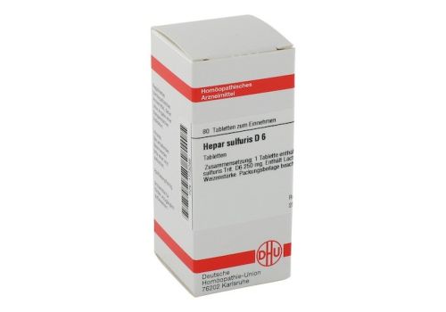 HEPAR SULFURIS D 6 Tabletten – PZN 01773046 (PZN 01773046)