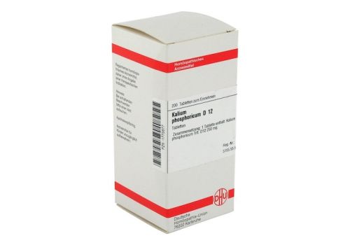 KALIUM PHOSPHORICUM D 12 Tabletten – PZN 01775677 (PZN 01775677)