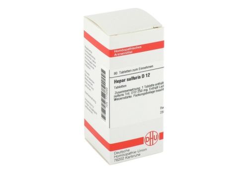 HEPAR SULFURIS D 12 Tabletten – PZN 01773069 (PZN 01773069)