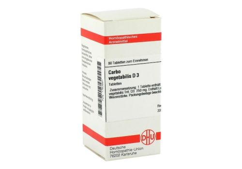 CARBO VEGETABILIS D 3 Tabletten – PZN 01763881 (PZN 01763881)