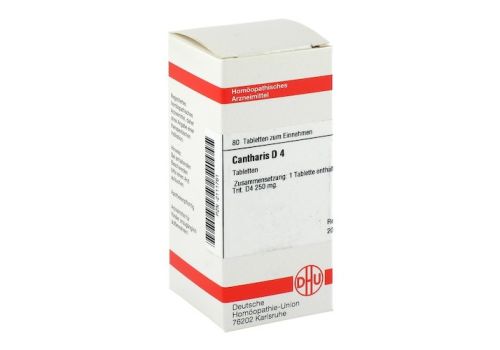 CANTHARIS D 4 Tabletten – PZN 02111761 (PZN 02111761)