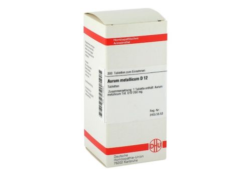 AURUM METALLICUM D 12 Tabletten – PZN 02110945 (PZN 02110945)